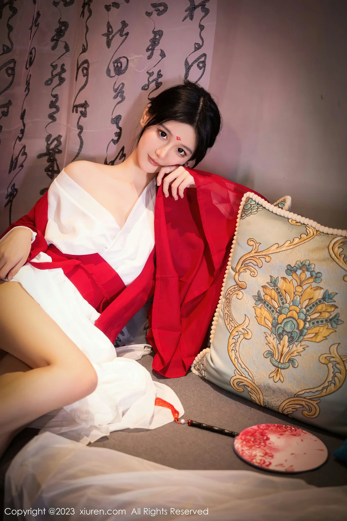 图片[8] - XiuRen 秀人 No.7192 幼幼 红色古装性感写真 [93P] - 机器猫次元 - 机器猫次元