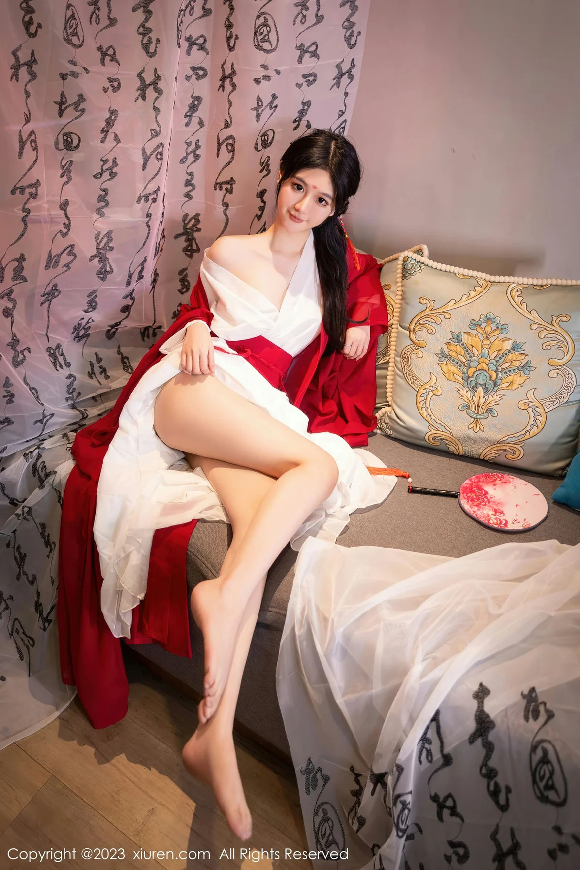 图片[6] - XiuRen 秀人 No.7192 幼幼 红色古装性感写真 [93P] - 机器猫次元 - 机器猫次元