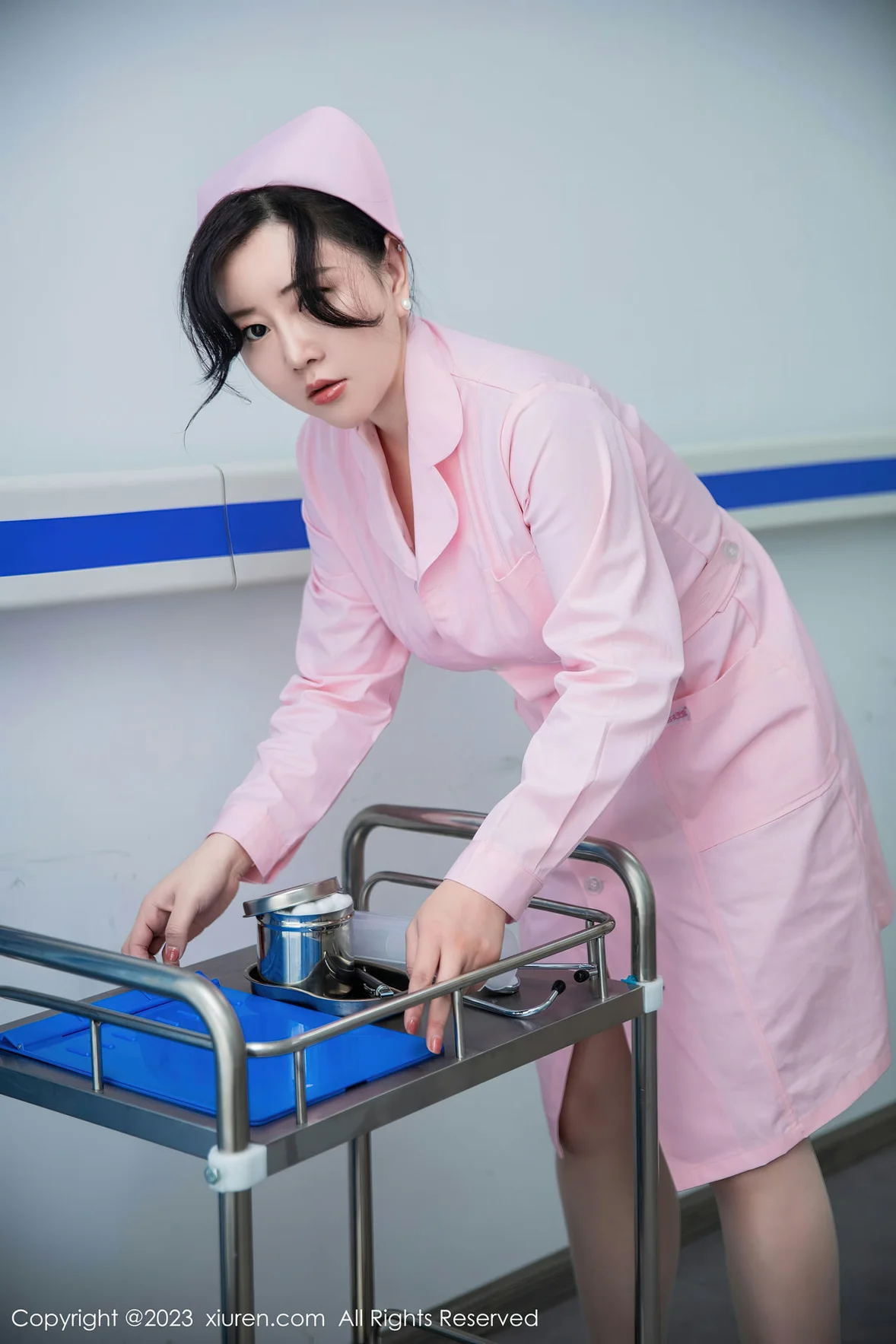 图片[4] - XiuRen 秀人 No.7199 王婉悠Queen 粉色情趣护士性感写真 [82P] - 机器猫次元 - 机器猫次元
