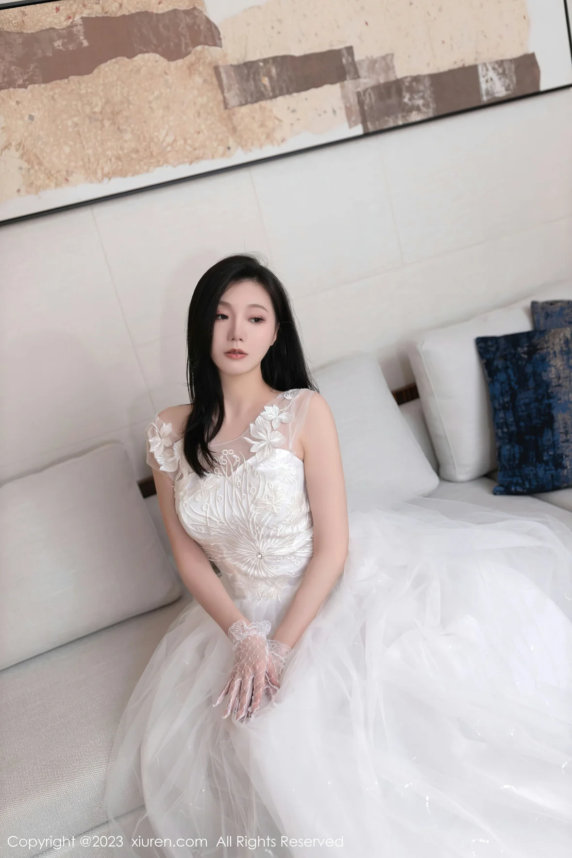 图片[7] - XiuRen 秀人 No.7201 安然anran 白色婚纱性感写真 [80P] - 机器猫次元 - 机器猫次元