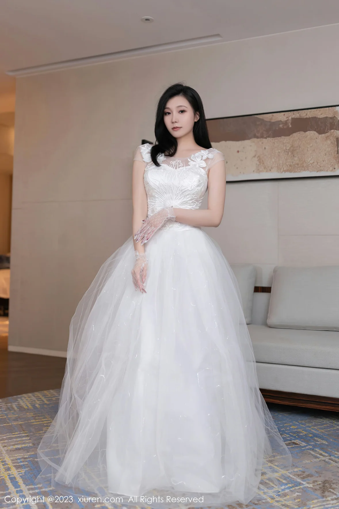 图片[1] - XiuRen 秀人 No.7201 安然anran 白色婚纱性感写真 [80P] - 机器猫次元 - 机器猫次元