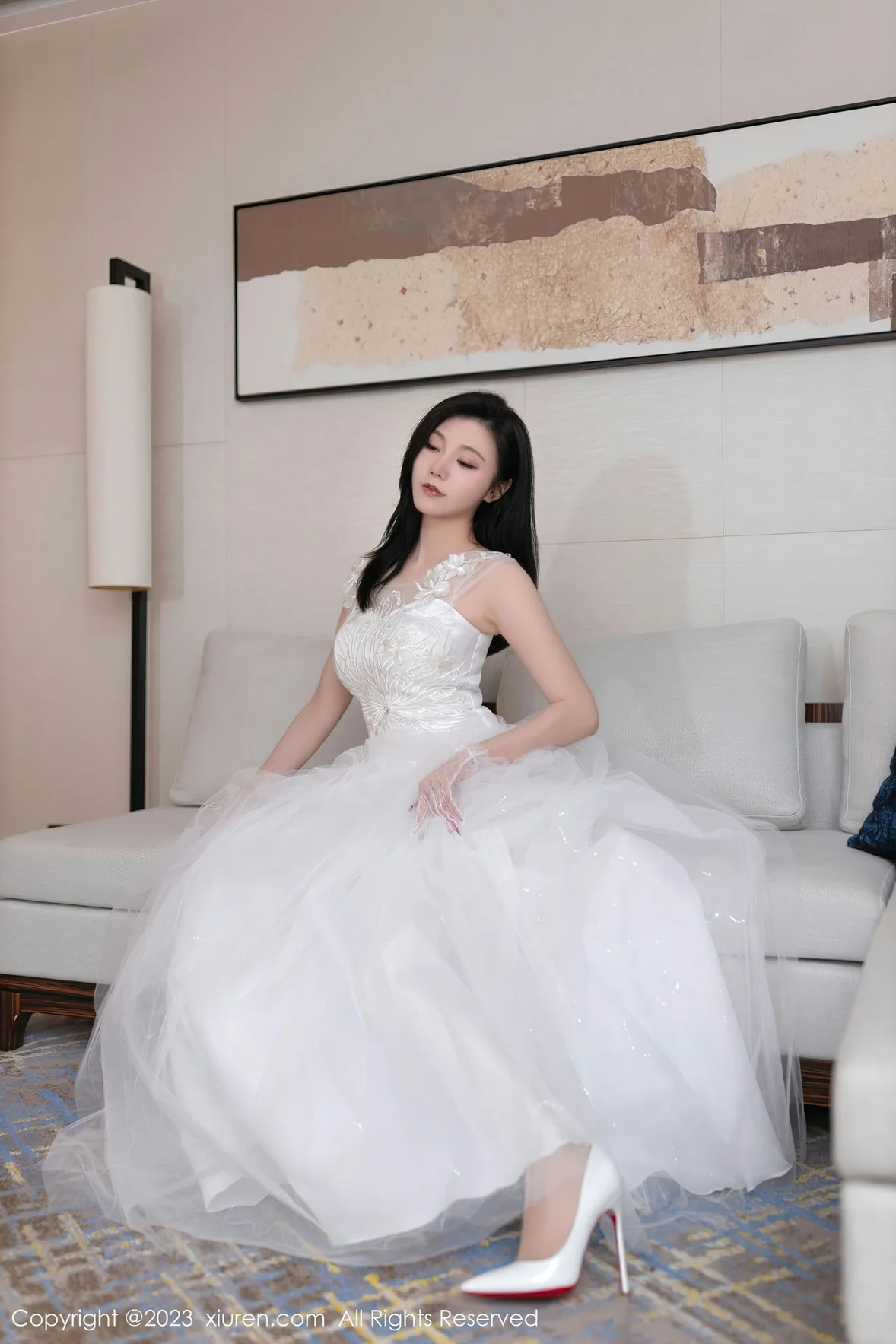 图片[6] - XiuRen 秀人 No.7201 安然anran 白色婚纱性感写真 [80P] - 机器猫次元 - 机器猫次元