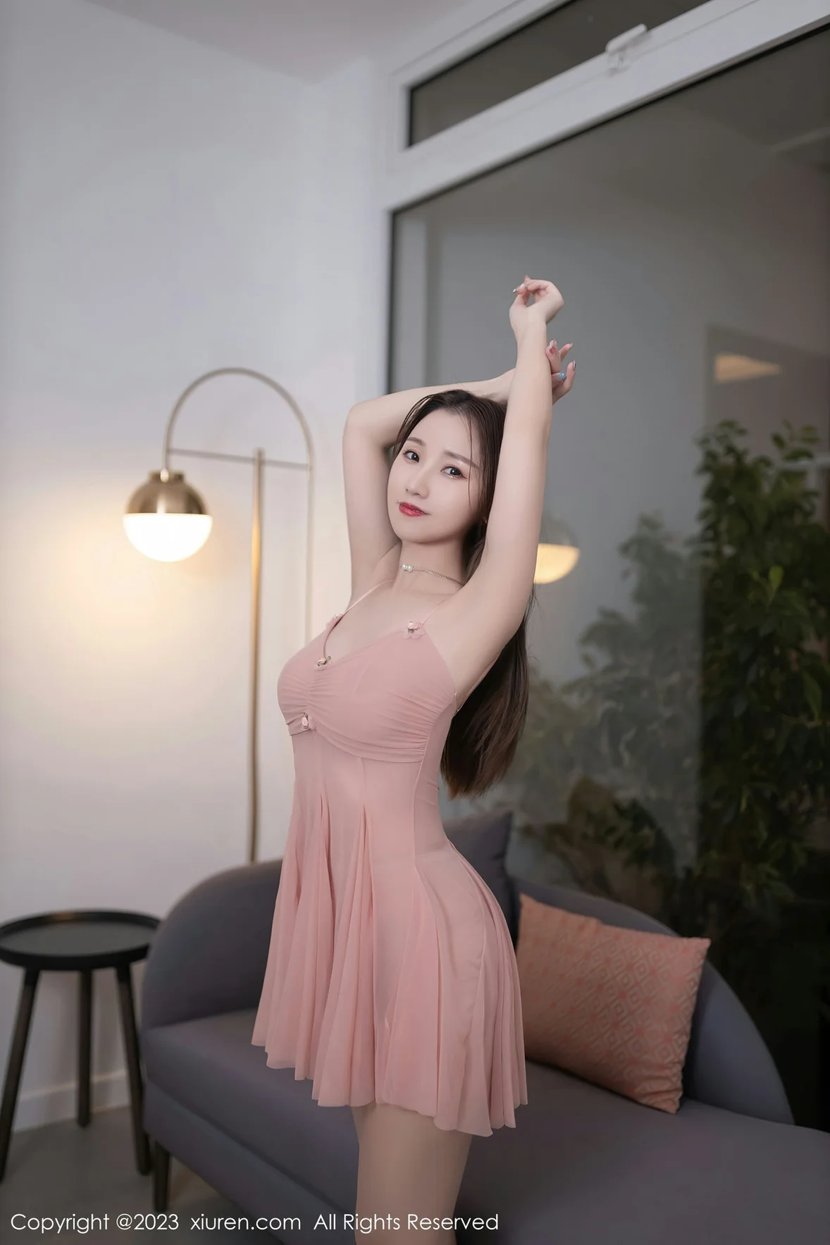 图片[4] - XiuRen 秀人 No.7206 杏子Yada 粉色睡裙性感写真 [79P] - 机器猫次元 - 机器猫次元
