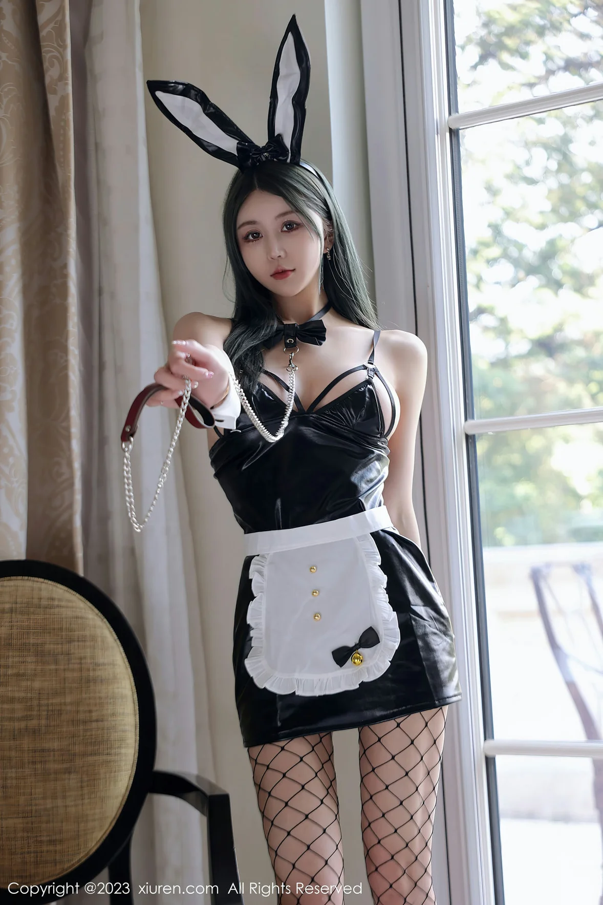 图片[7] - XiuRen 秀人 No.7208 tina_甜仔 黑色兔子装杭州旅拍写真 [76P] - 机器猫次元 - 机器猫次元