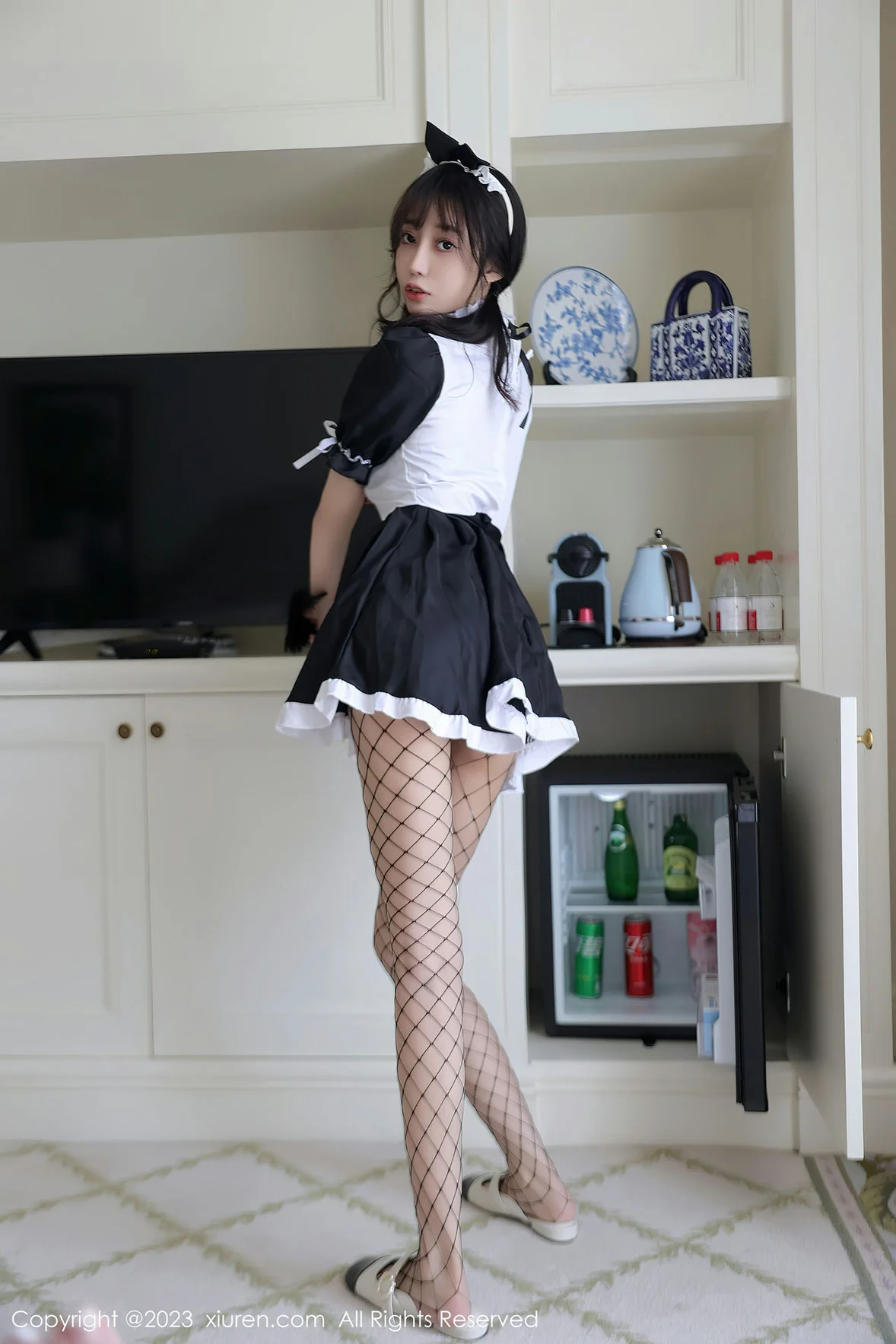 图片[3] - XiuRen 秀人 No.7217 玥儿玥er 黑白拼色女仆杭州旅拍 [76P] - 机器猫次元 - 机器猫次元
