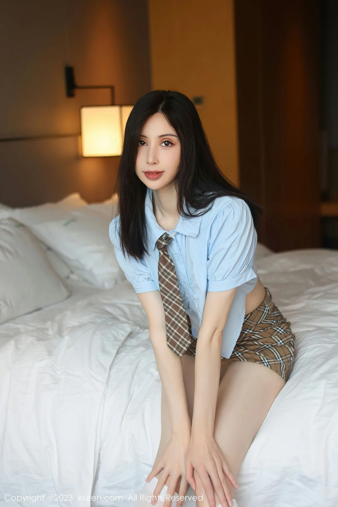 图片[7] - XiuRen 秀人 No.7306 曼柔 白色丝袜性感写真 [83P] - 机器猫次元 - 机器猫次元