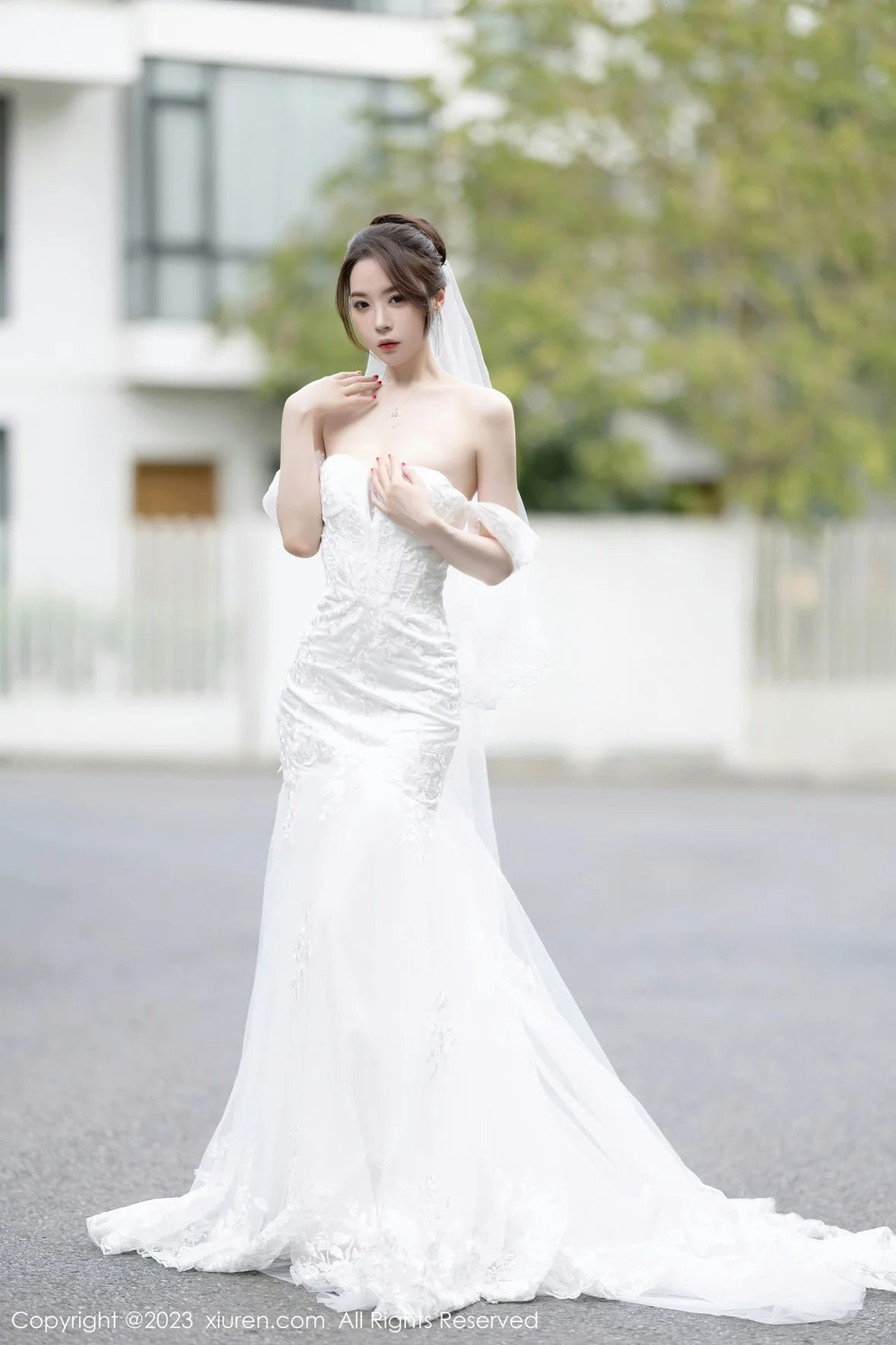 图片[3] - XiuRen 秀人 No.7310 梦心玥 白色婚纱服饰安吉旅拍 [84P] - 机器猫次元 - 机器猫次元