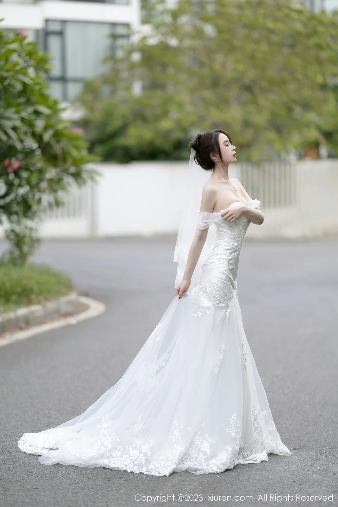图片[4] - XiuRen 秀人 No.7310 梦心玥 白色婚纱服饰安吉旅拍 [84P] - 机器猫次元 - 机器猫次元