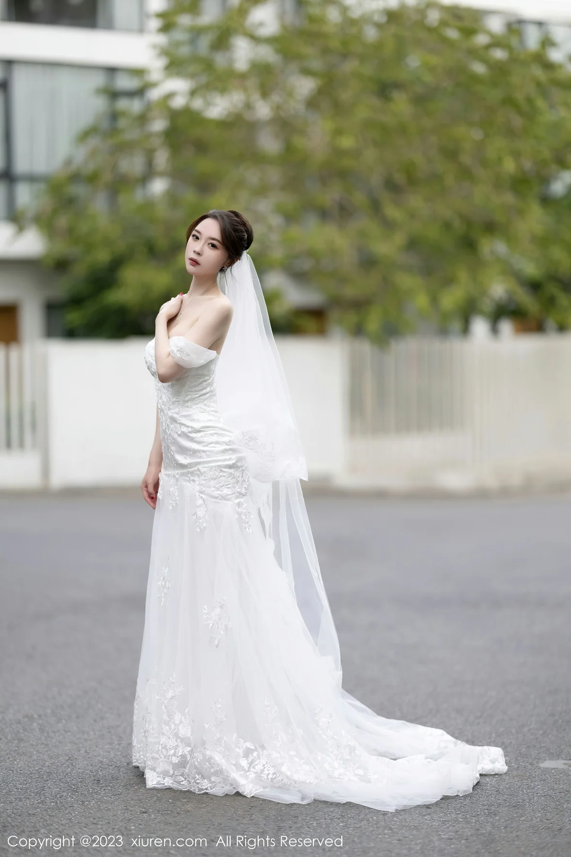 图片[1] - XiuRen 秀人 No.7310 梦心玥 白色婚纱服饰安吉旅拍 [84P] - 机器猫次元 - 机器猫次元