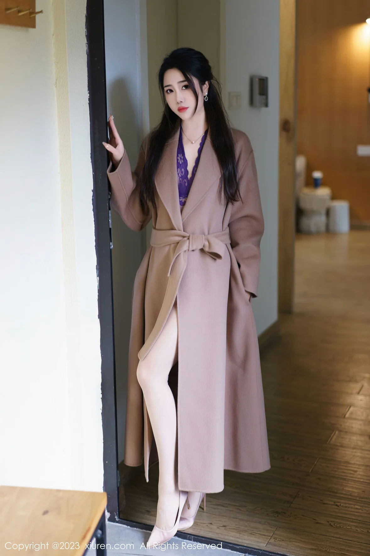 图片[3] - XiuRen 秀人 No.7315 严利娅Yuliya 紫色蕾丝情趣性感写真 [64P] - 机器猫次元 - 机器猫次元