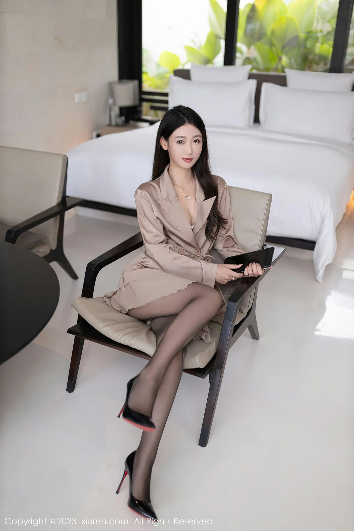 图片[1] - XiuRen 秀人 No.7333 唐安琪 淡紫色内衣巴厘岛旅 [81P] - 机器猫次元 - 机器猫次元