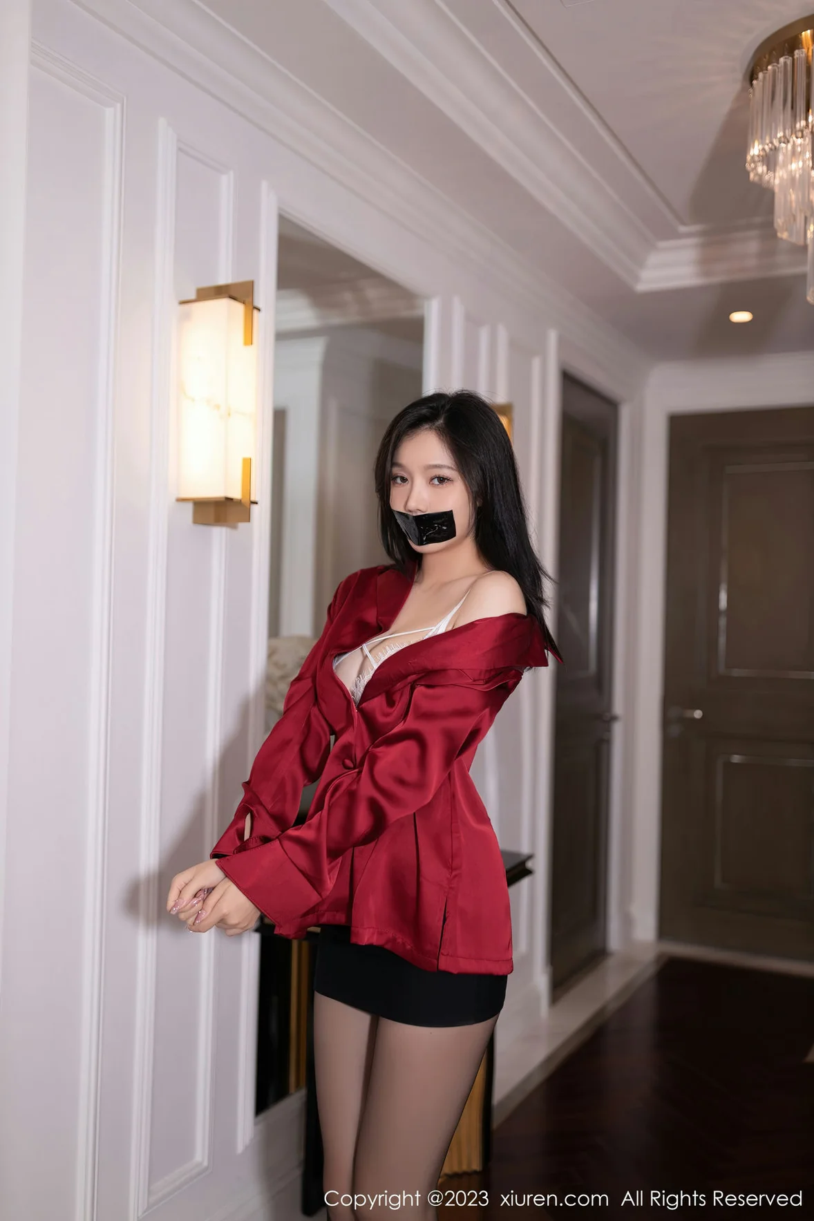 图片[7] - XiuRen 秀人 No.7338 安然anran 蕾丝内衣性感写真 [80P] - 机器猫次元 - 机器猫次元