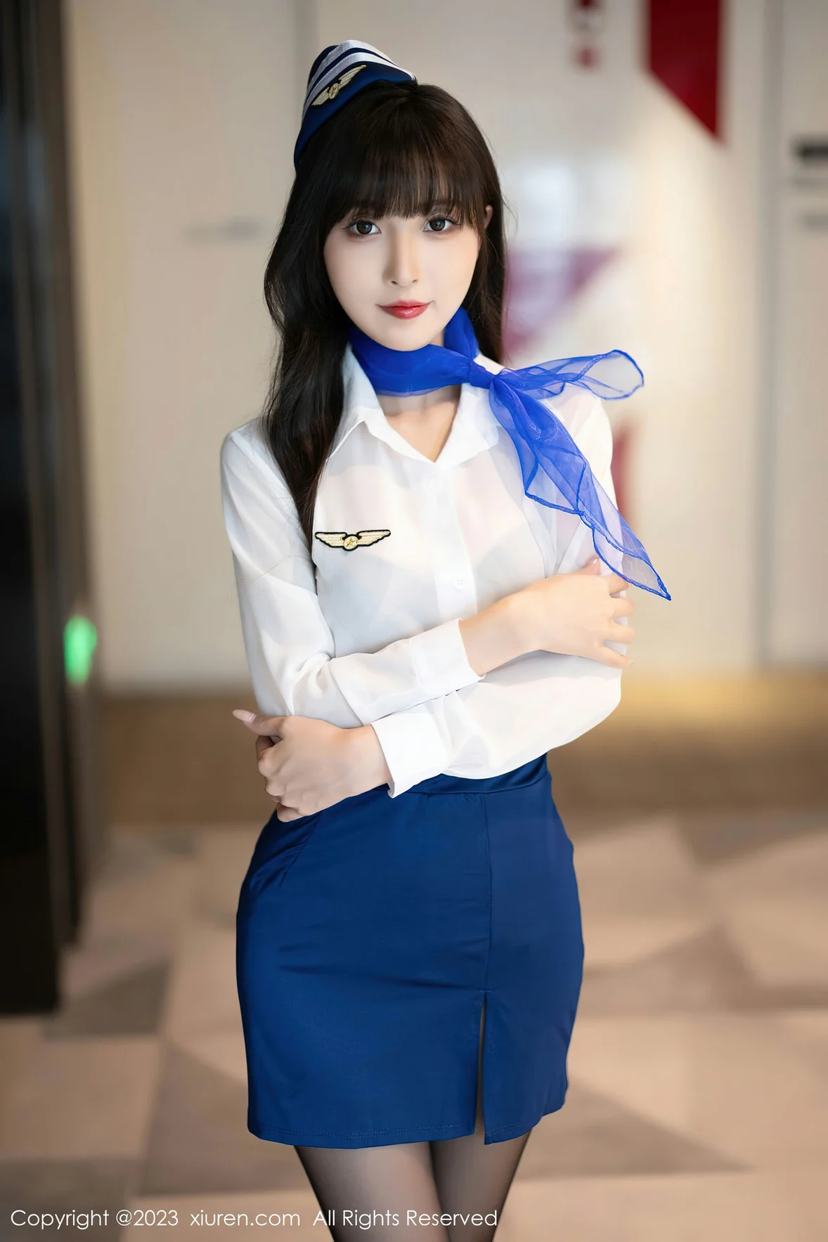 图片[5] - 秀人网 No.7347 林星阑 空姐制服安吉旅拍 [84P] - 机器猫次元 - 机器猫次元