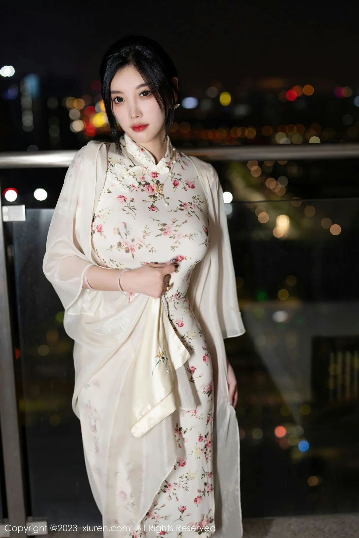 图片[2] - 秀人网 No.7363 杨晨晨Yome 碎花旗袍浙江安吉旅拍 [87P] - 机器猫次元 - 机器猫次元