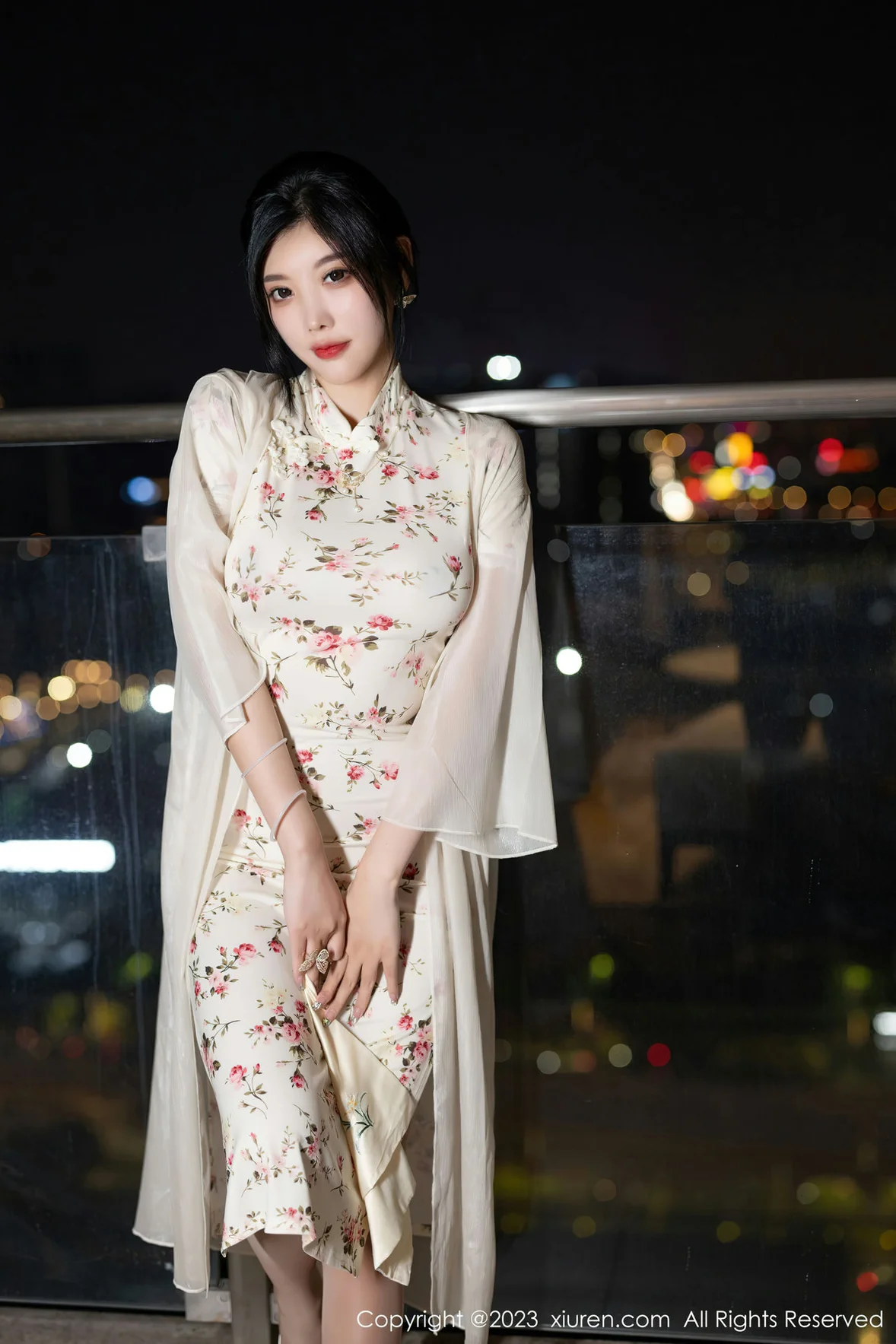 图片[5] - 秀人网 No.7363 杨晨晨Yome 碎花旗袍浙江安吉旅拍 [87P] - 机器猫次元 - 机器猫次元