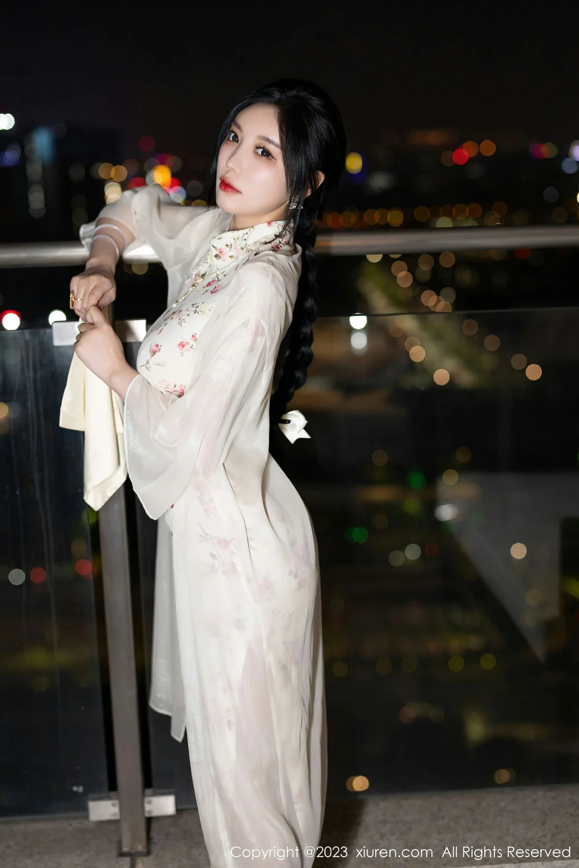 图片[4] - 秀人网 No.7363 杨晨晨Yome 碎花旗袍浙江安吉旅拍 [87P] - 机器猫次元 - 机器猫次元