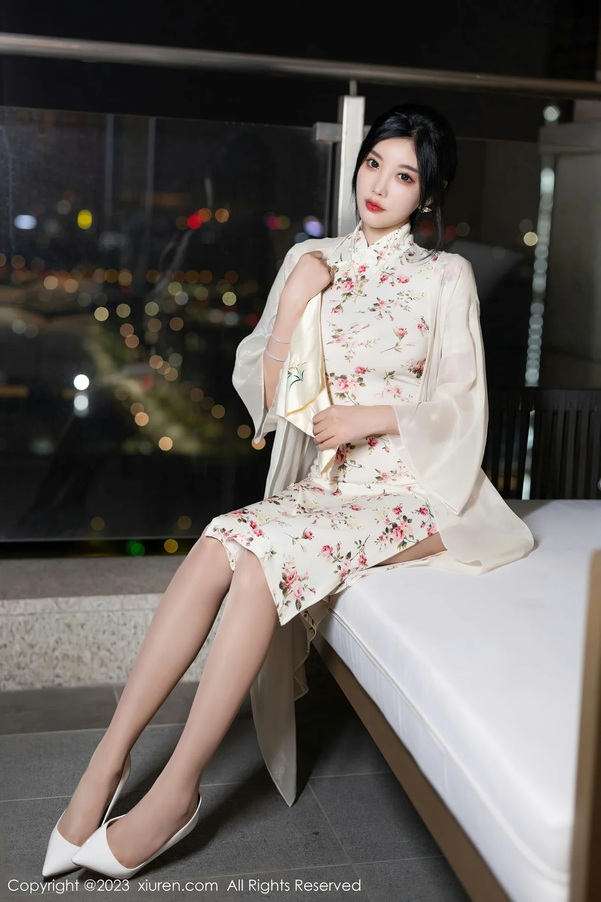 图片[6] - 秀人网 No.7363 杨晨晨Yome 碎花旗袍浙江安吉旅拍 [87P] - 机器猫次元 - 机器猫次元