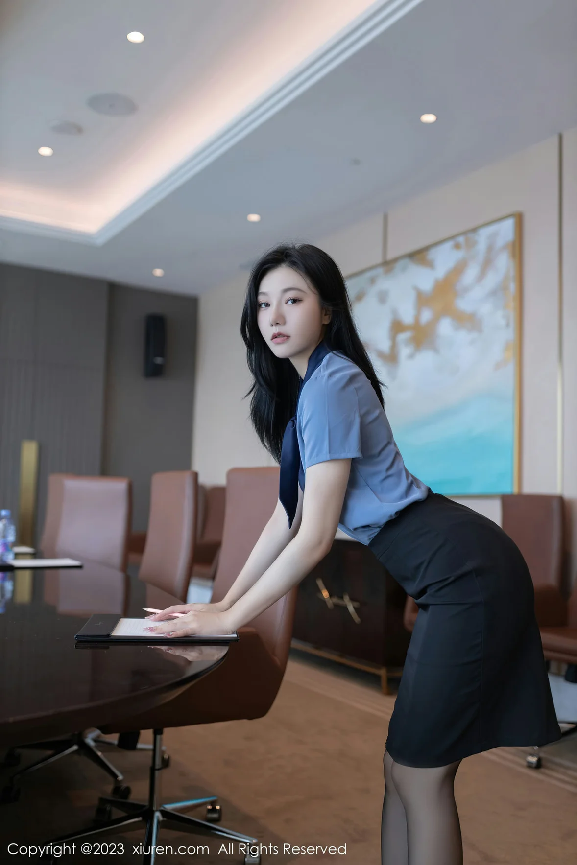 图片[2] - 秀人网 No.7409 安然anran OL职员性感写真 [80P] - 机器猫次元 - 机器猫次元
