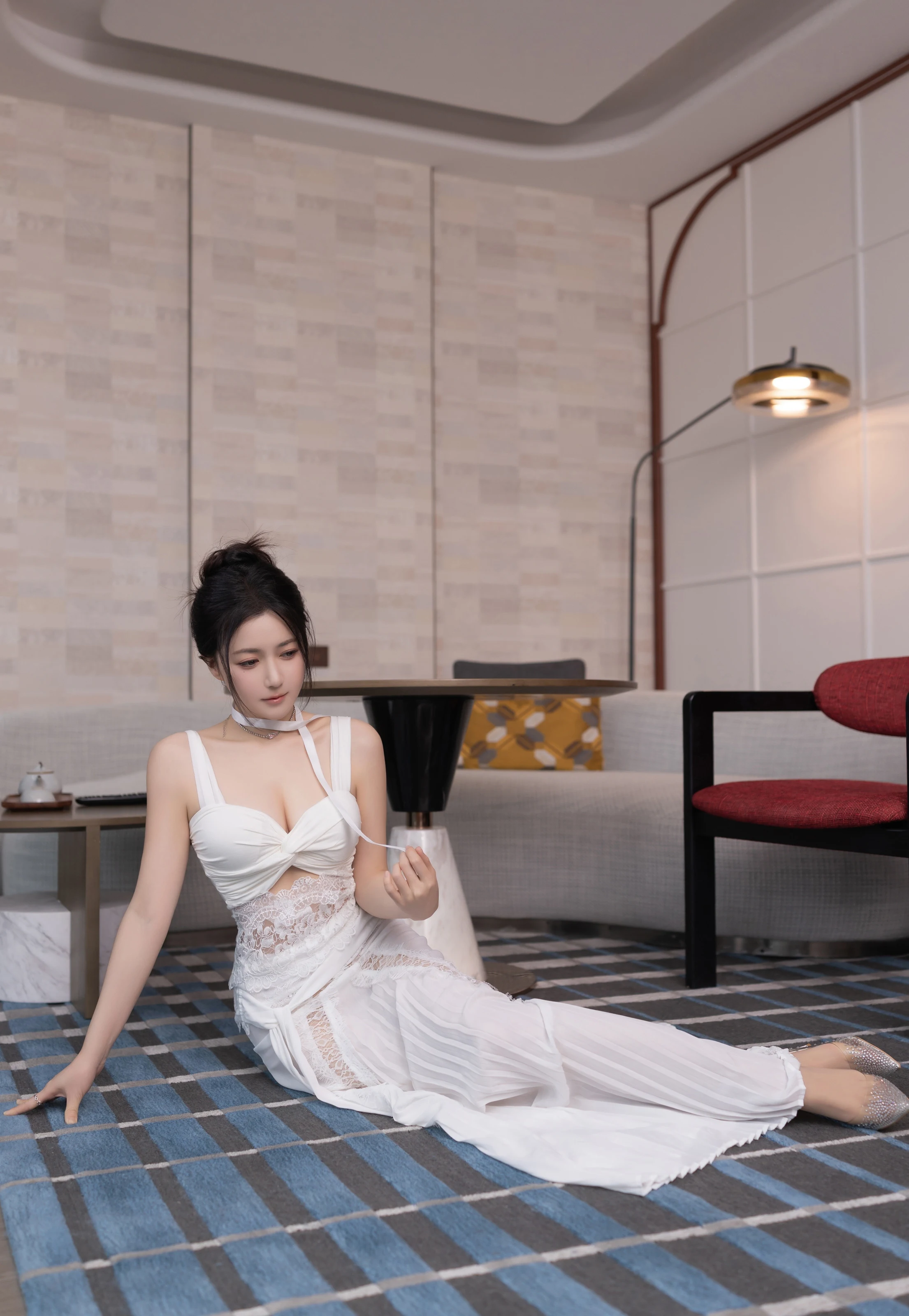图片[8] - XiuRen 内购版 No.10911 鱼子酱Fish 白裙 [120P] - 机器猫次元 - 机器猫次元