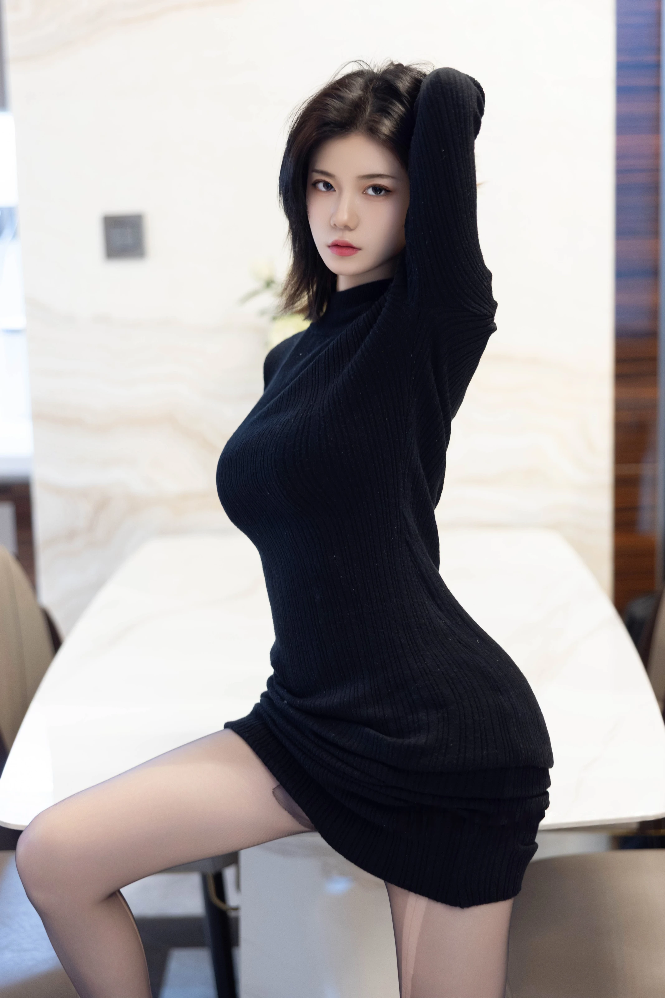 图片[8] - XiuRen 内购版 No.11036 赵语嫣Baby 黑色包臀裙 [97P] - 机器猫次元 - 机器猫次元