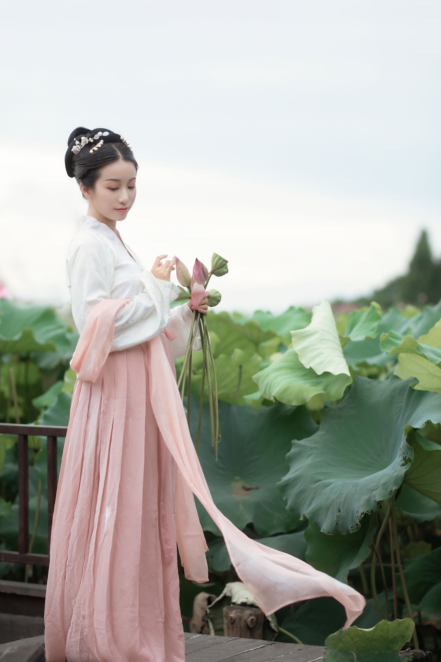 图片[7] - 小清菡呀 - 《采荷》[20P] - 机器猫次元 - 机器猫次元