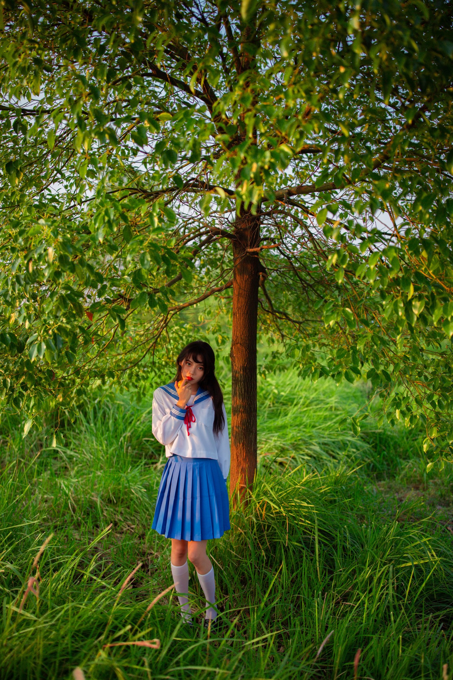 图片[7] - 一只橙子 - 《JK少女》[48P] - 机器猫次元 - 机器猫次元