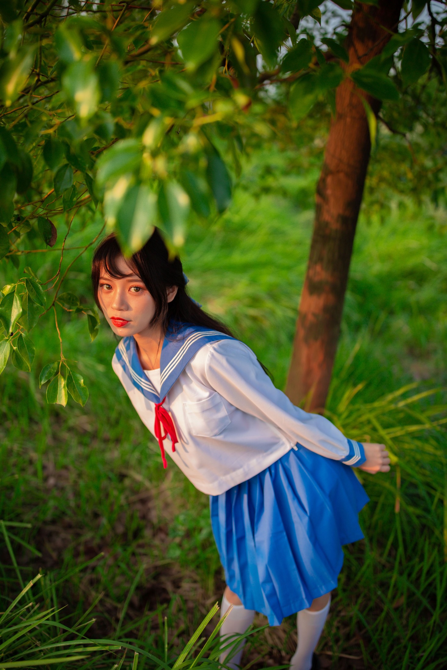图片[5] - 一只橙子 - 《JK少女》[48P] - 机器猫次元 - 机器猫次元