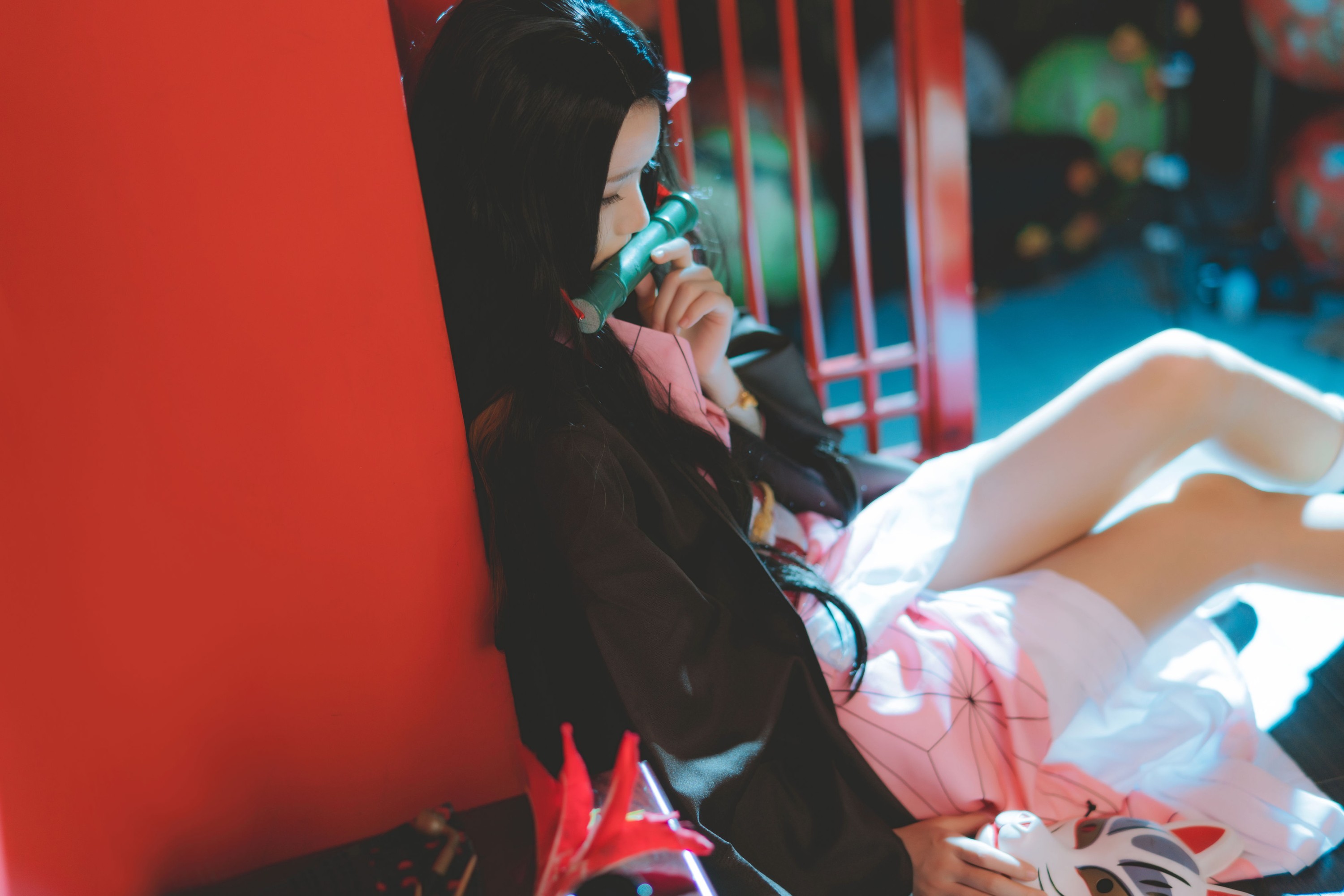 图片[4] - 桜桃喵 - 《COSPLAY 弥豆子》[23P] - 机器猫次元 - 机器猫次元
