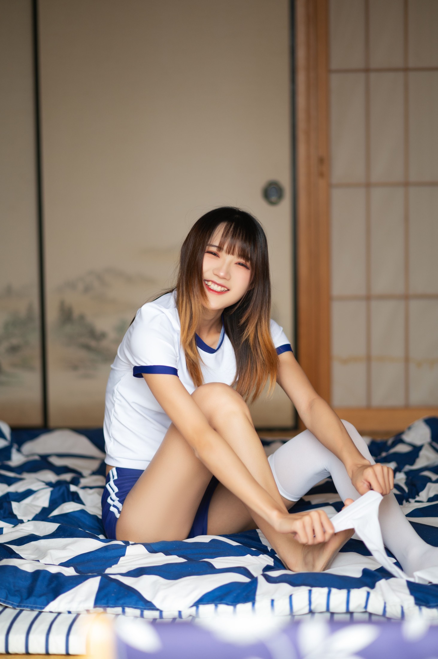 图片[3] - 兔子Zzz不吃胡萝卜 - 《体操服少女》[37P] - 机器猫次元 - 机器猫次元