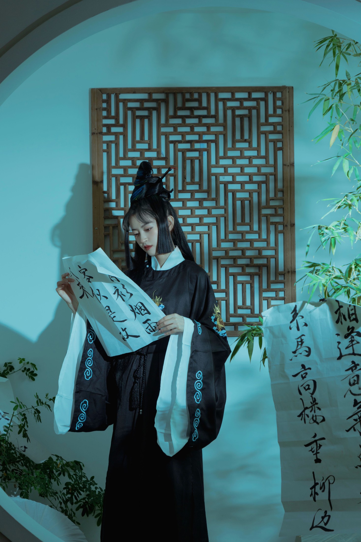 图片[3] - 壹萱- 《国风 · 竹与墨》[43P] - 机器猫次元 - 机器猫次元