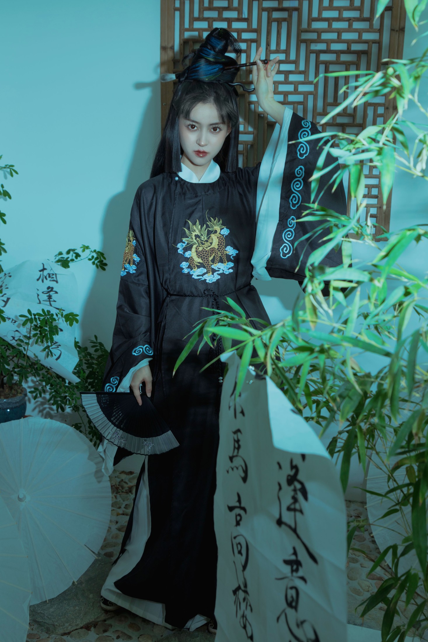 图片[5] - 壹萱- 《国风 · 竹与墨》[43P] - 机器猫次元 - 机器猫次元