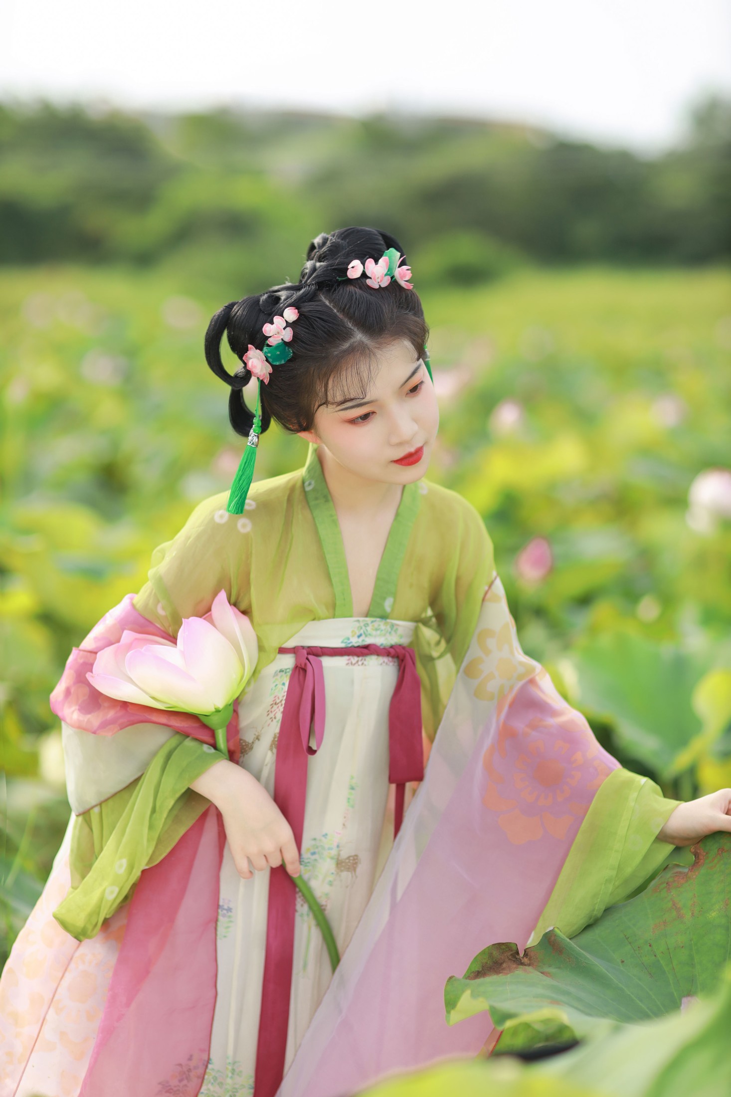 图片[4] - 我超白_ - 《荷花少女》[30P] - 机器猫次元 - 机器猫次元