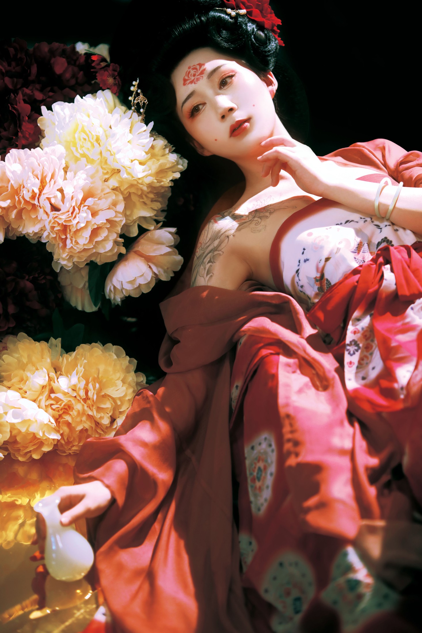 图片[3] - 文鱼 - 《贵妃醉卧牡丹丛》[21P] - 机器猫次元 - 机器猫次元