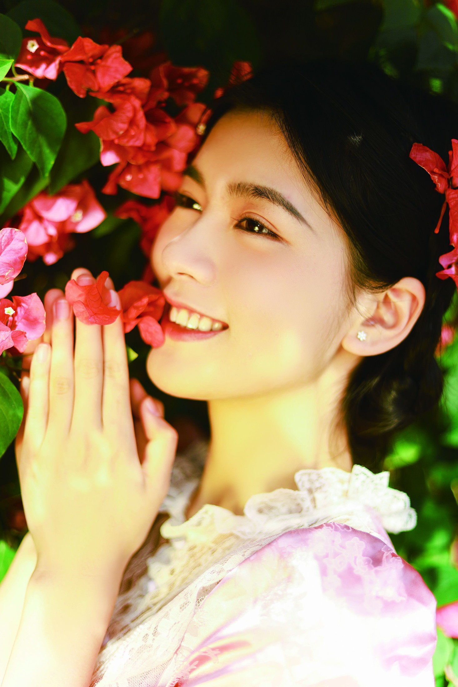 图片[3] - 欣慧 - 《三角梅与少女》[21P] - 机器猫次元 - 机器猫次元