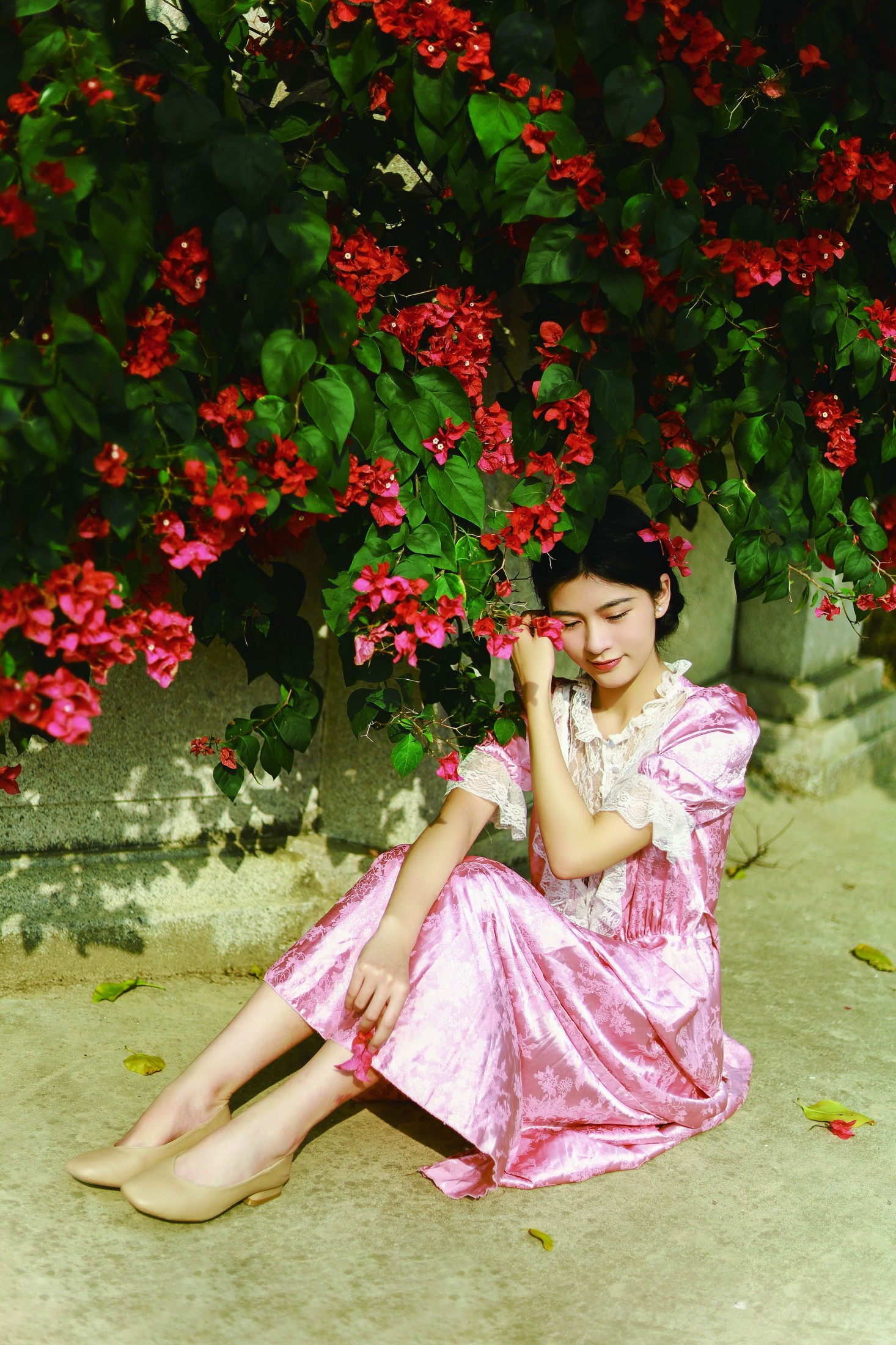 图片[6] - 欣慧 - 《三角梅与少女》[21P] - 机器猫次元 - 机器猫次元