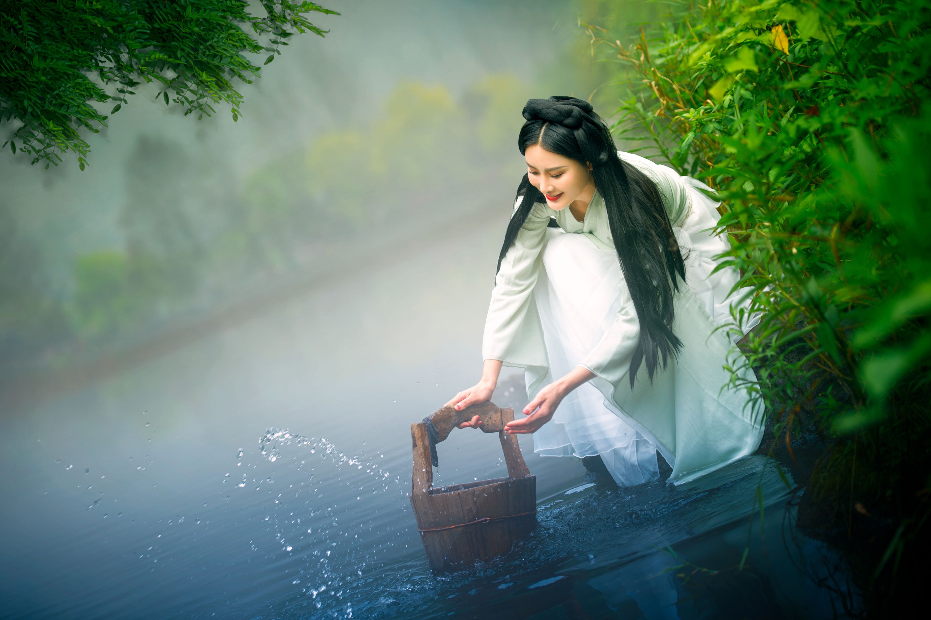 图片[5] - 敏敏 - 《湖心雾渔》[28P] - 机器猫次元 - 机器猫次元