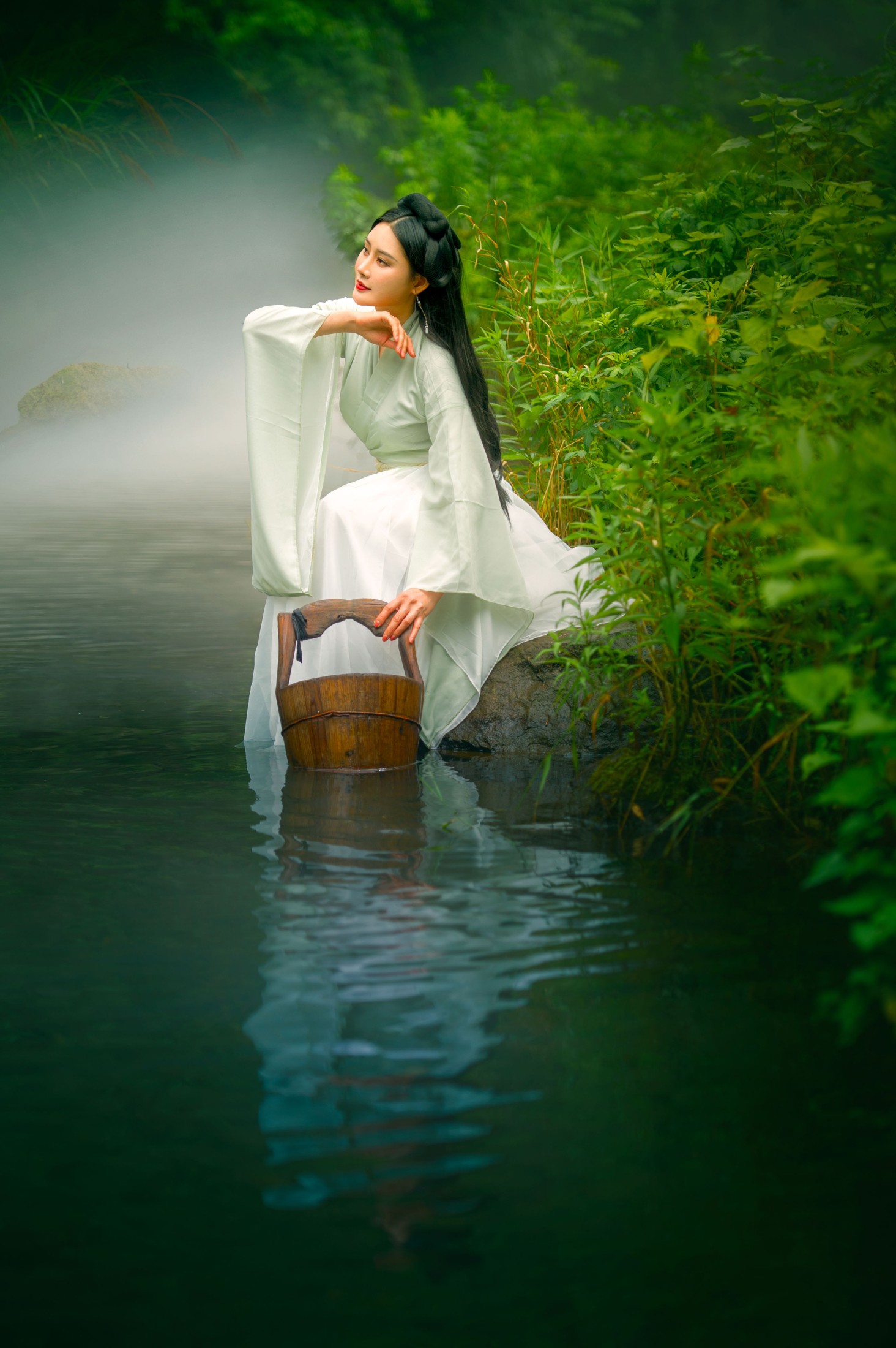 图片[8] - 敏敏 - 《湖心雾渔》[28P] - 机器猫次元 - 机器猫次元