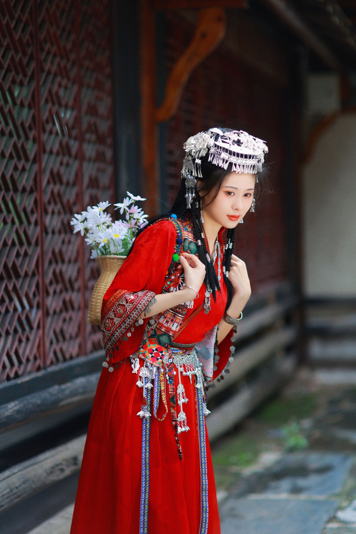 图片[4] - 思思 - 《苗疆少女》[20P] - 机器猫次元 - 机器猫次元