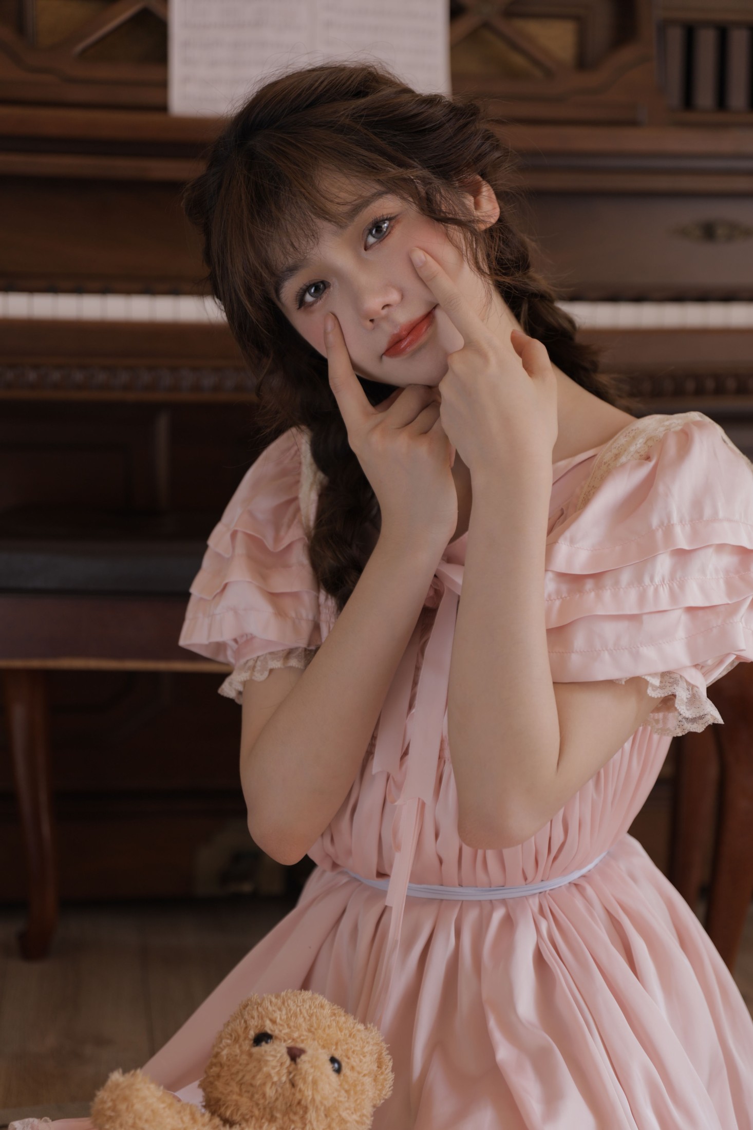 图片[7] - 林木婷子 - 《粉色连衣裙》[27P] - 机器猫次元 - 机器猫次元