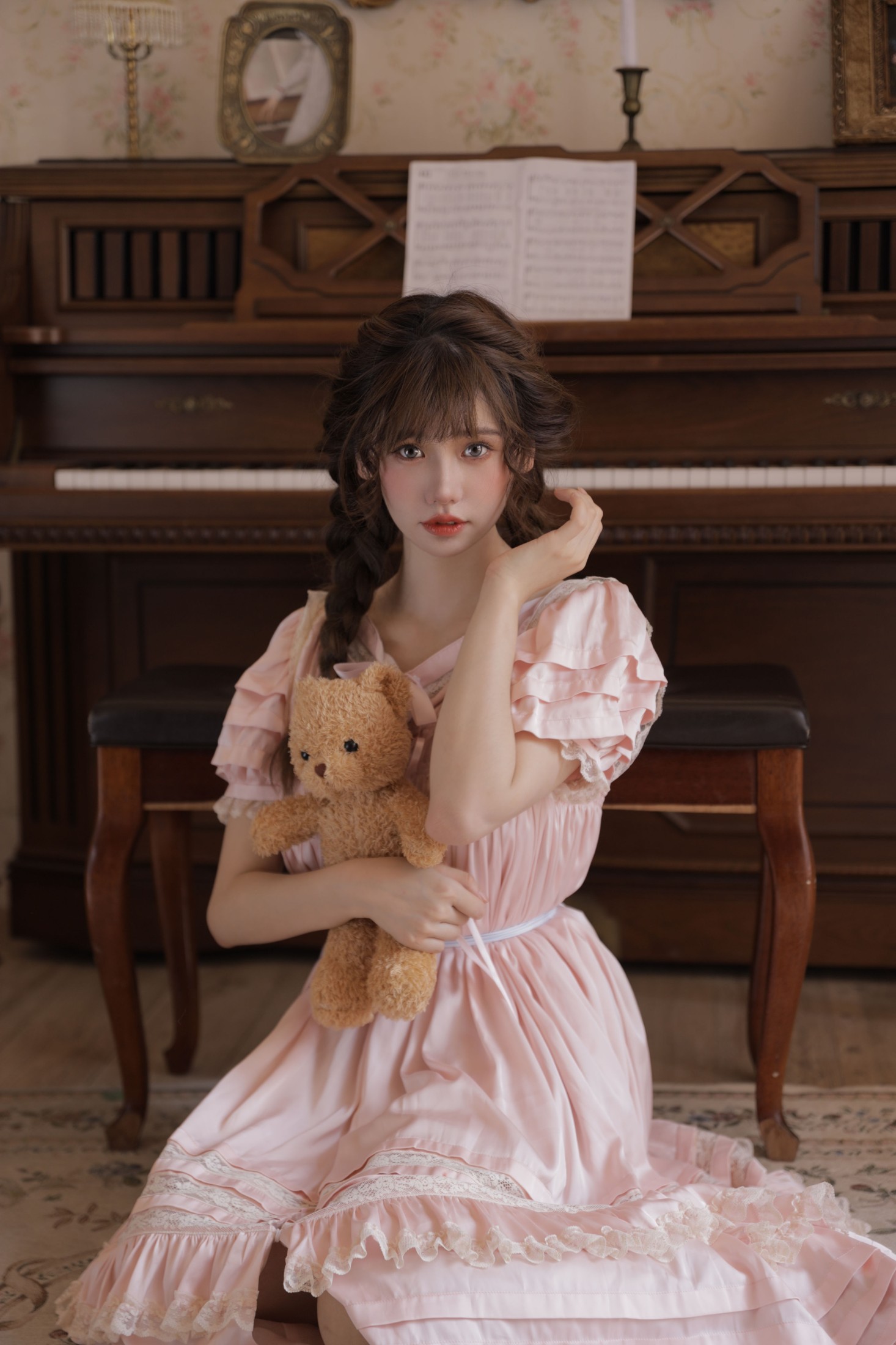 图片[5] - 林木婷子 - 《粉色连衣裙》[27P] - 机器猫次元 - 机器猫次元