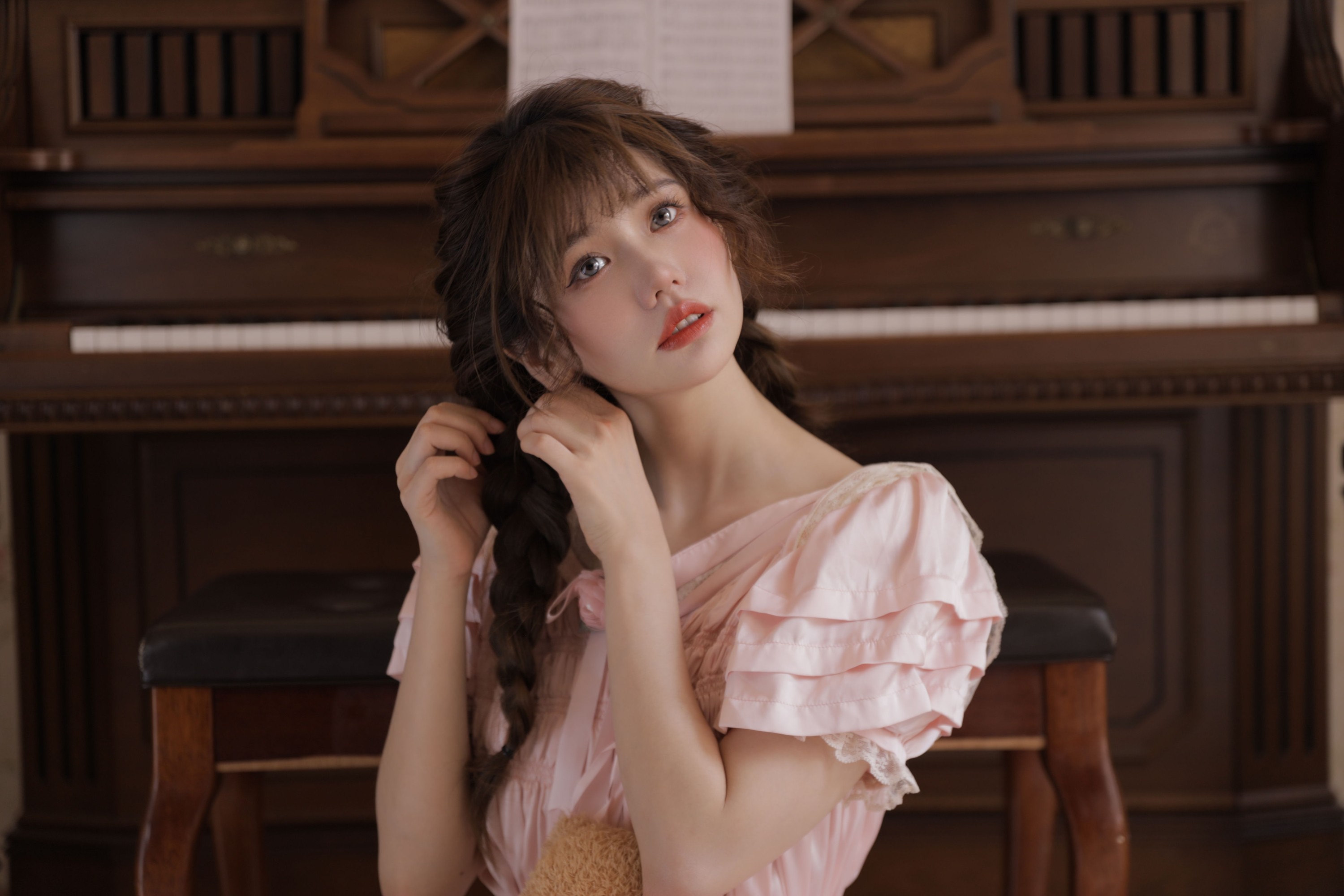 图片[6] - 林木婷子 - 《粉色连衣裙》[27P] - 机器猫次元 - 机器猫次元
