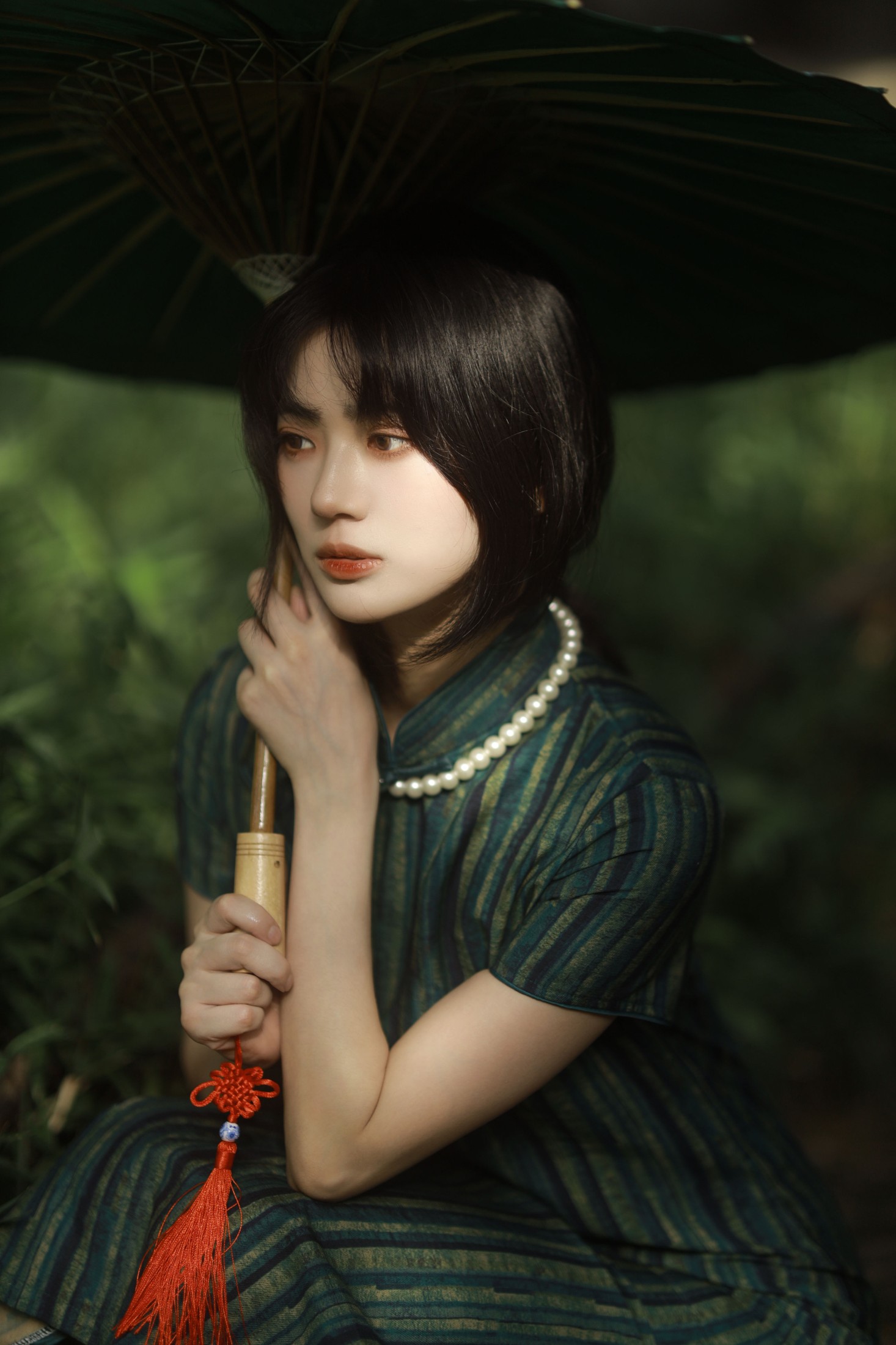 图片[4] - Elikaka - 《绿意旗袍》[36P] - 机器猫次元 - 机器猫次元