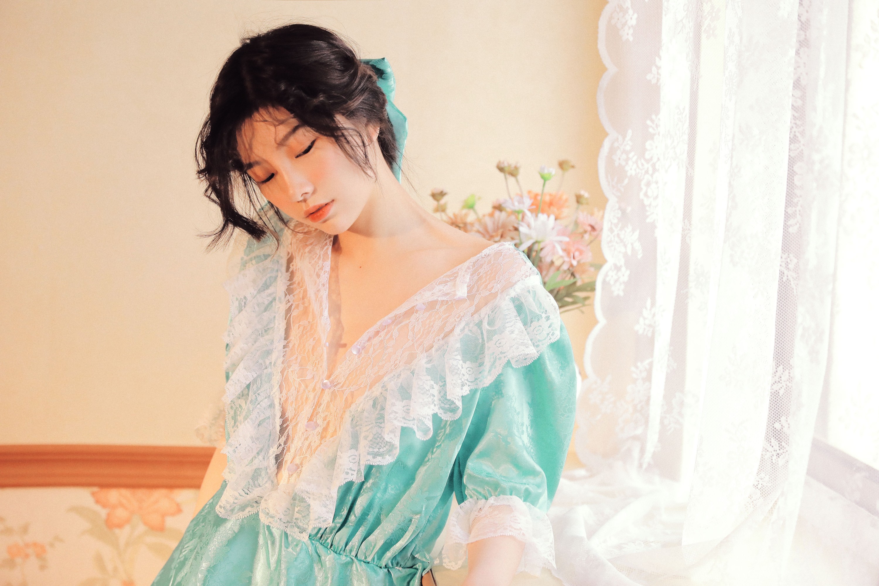 图片[8] - 桃芊鱼 - 《窗边少女》[35P] - 机器猫次元 - 机器猫次元