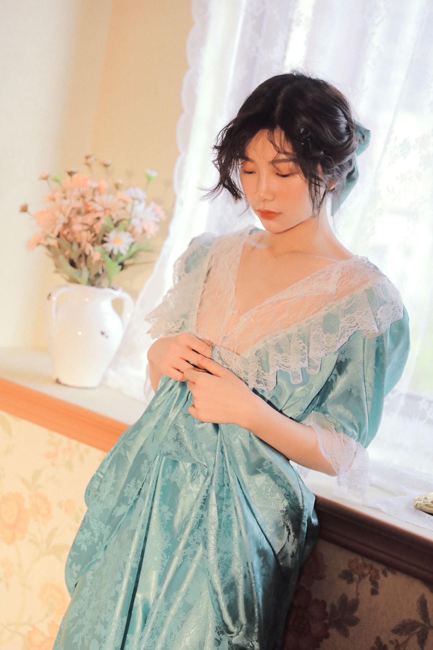 图片[4] - 桃芊鱼 - 《窗边少女》[35P] - 机器猫次元 - 机器猫次元