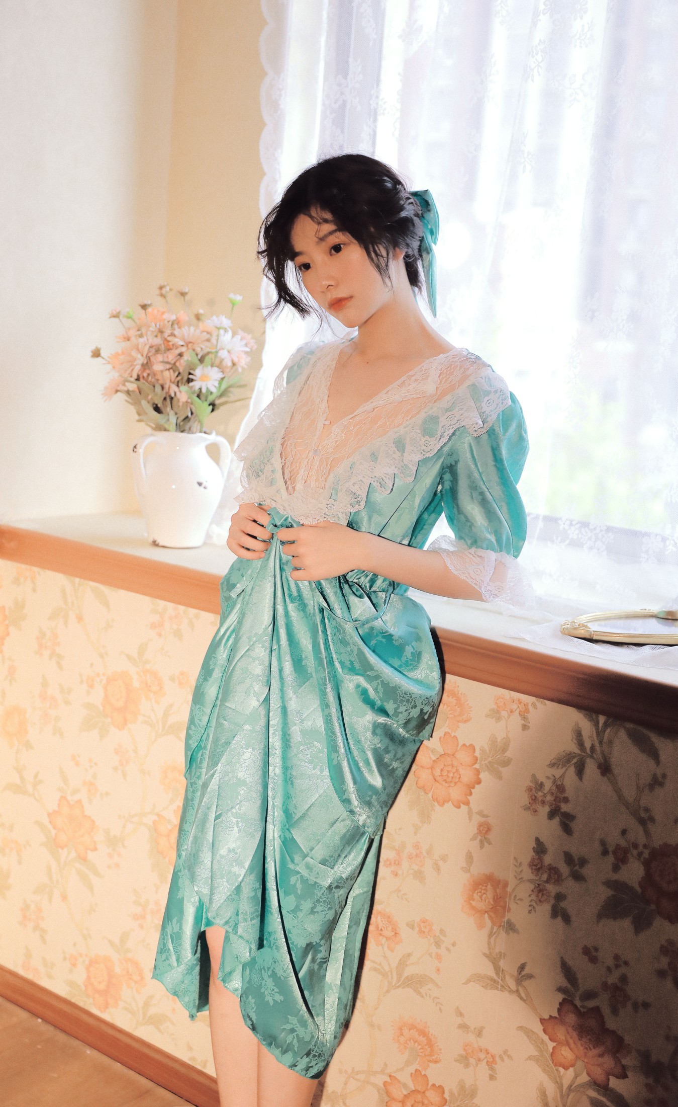 图片[3] - 桃芊鱼 - 《窗边少女》[35P] - 机器猫次元 - 机器猫次元
