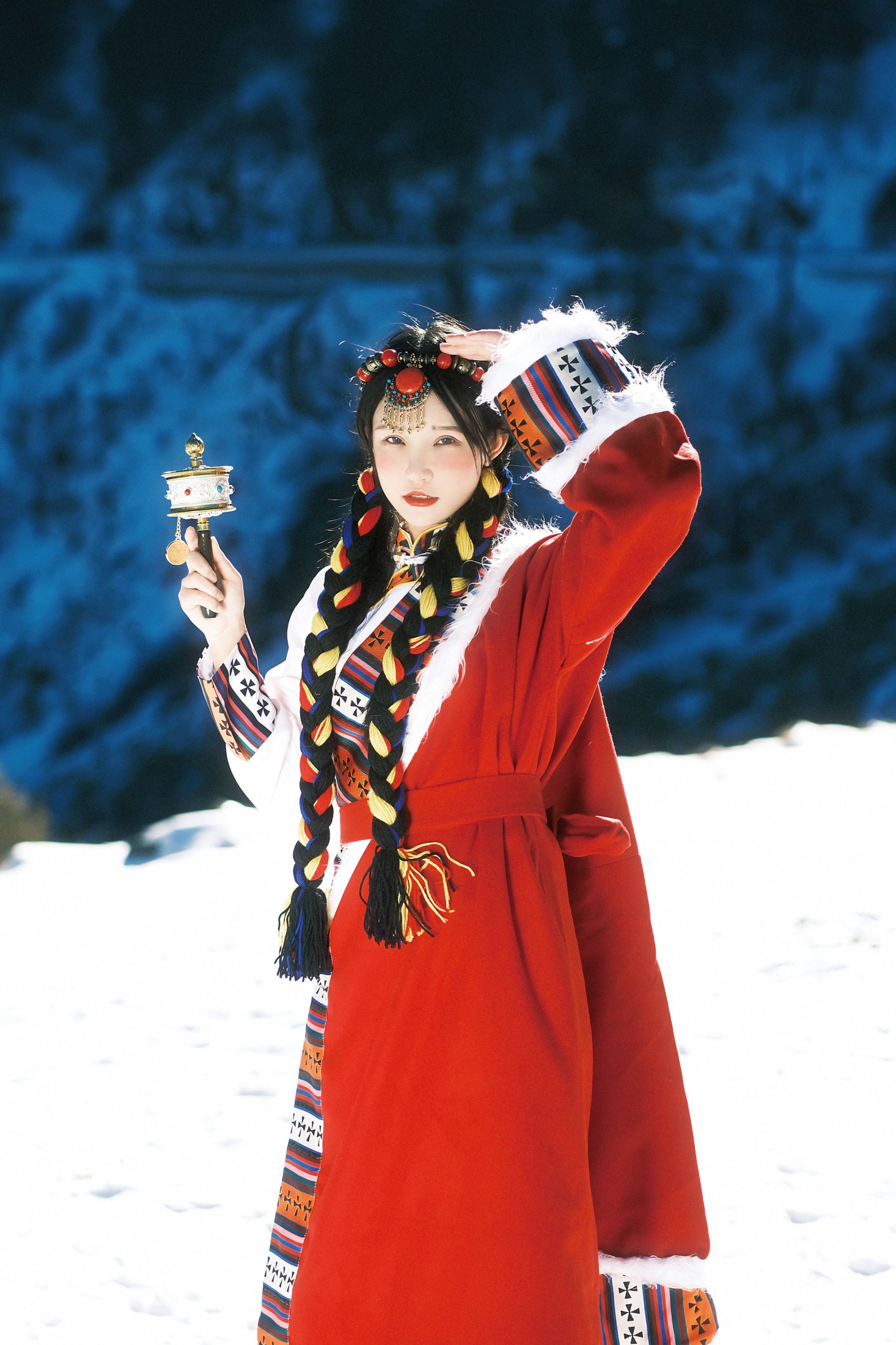 图片[7] - 小霜 - 《我离不开神山，你带一支格桑花走吧》[22P] - 机器猫次元 - 机器猫次元