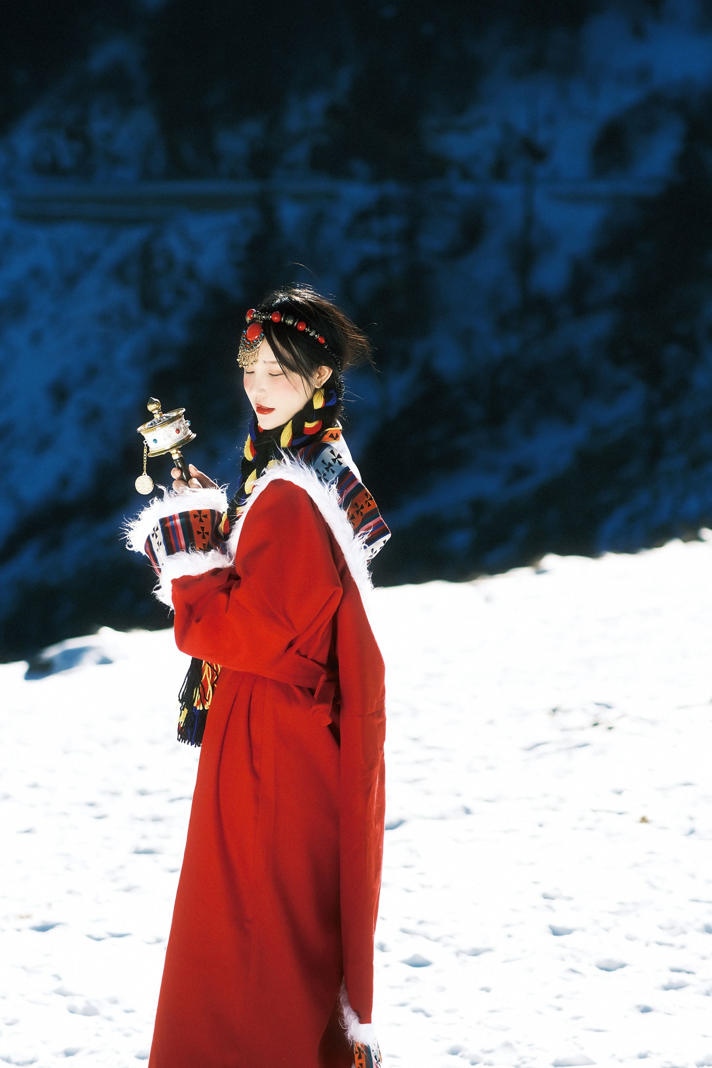 图片[6] - 小霜 - 《我离不开神山，你带一支格桑花走吧》[22P] - 机器猫次元 - 机器猫次元
