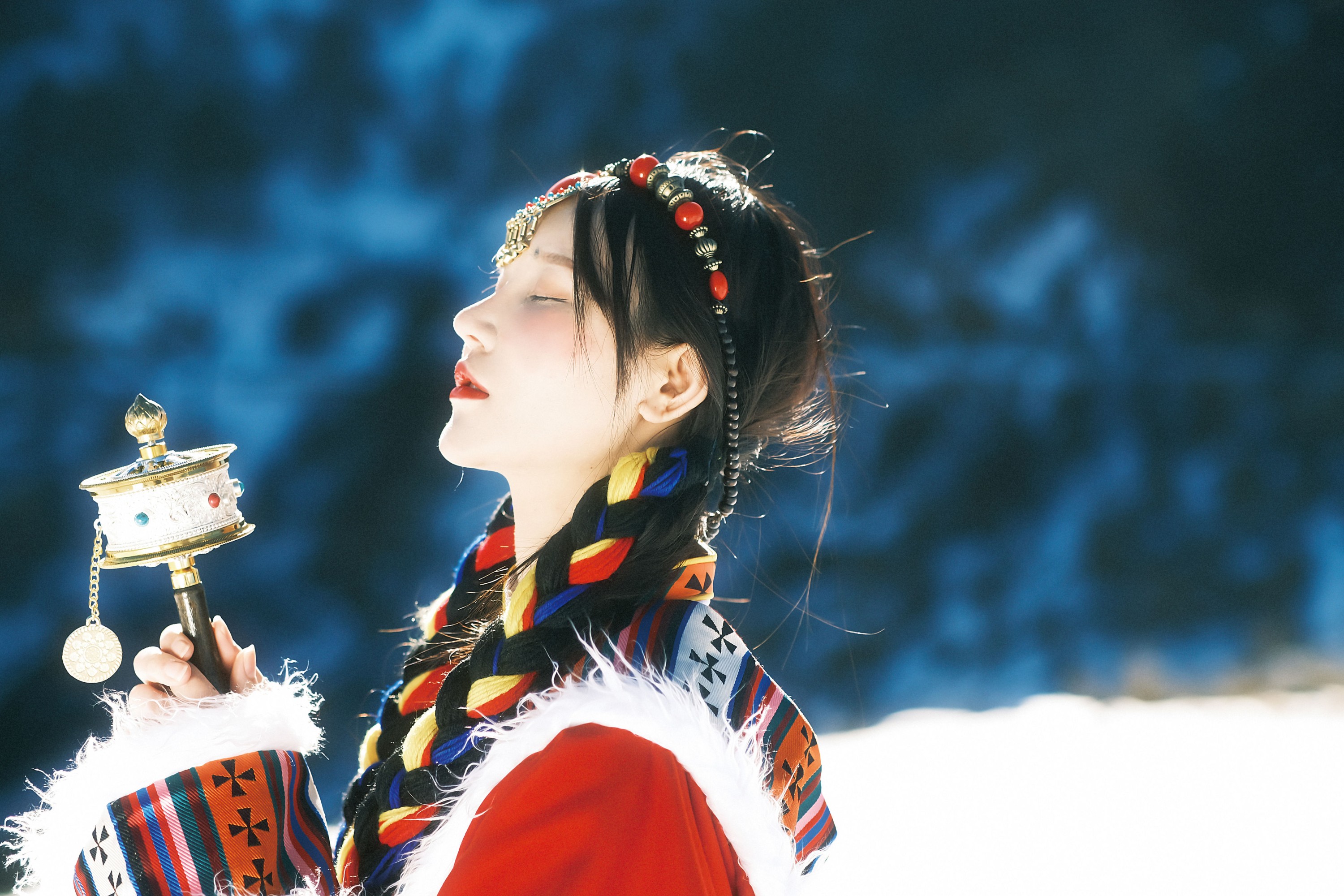 图片[5] - 小霜 - 《我离不开神山，你带一支格桑花走吧》[22P] - 机器猫次元 - 机器猫次元