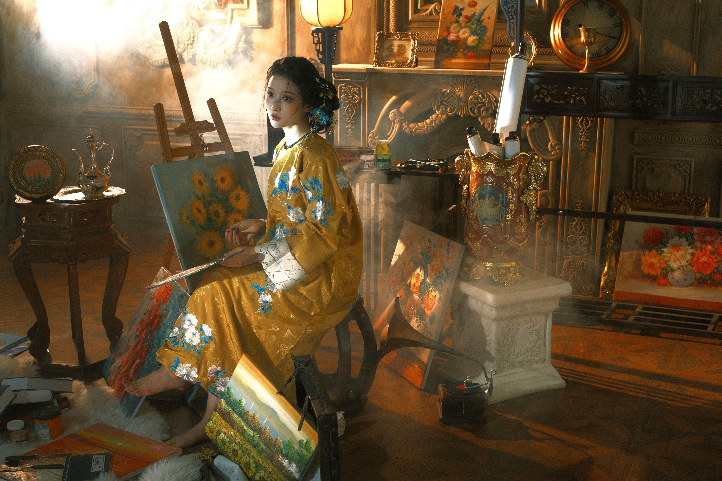 图片[4] - 不及丿 - 《西方画展上的东方女人》[20P] - 机器猫次元 - 机器猫次元