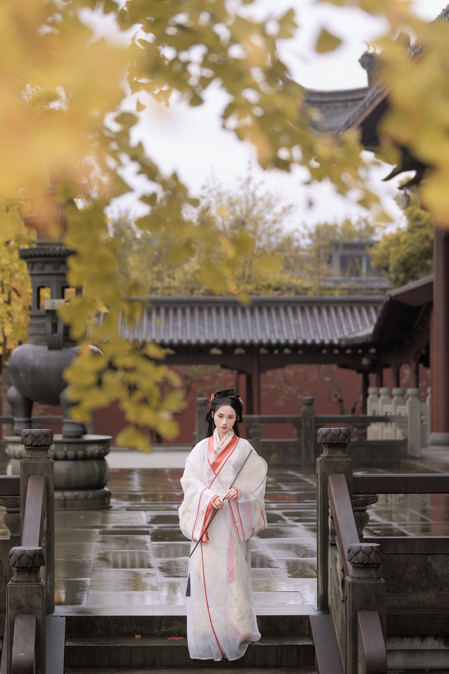 图片[7] - 眸小妖 - 《雨中银杏》[24P] - 机器猫次元 - 机器猫次元